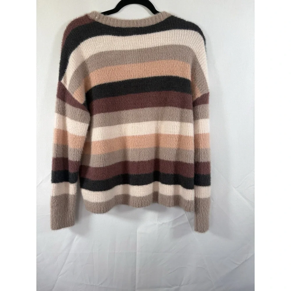Torrid sweater plus size‎ 0 long sleeves striped pullover